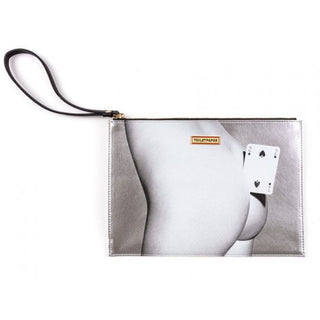 Seletti Toiletpaper Pouch Bag Two of Spades Buy on Shopdecor TOILETPAPER HOME collections