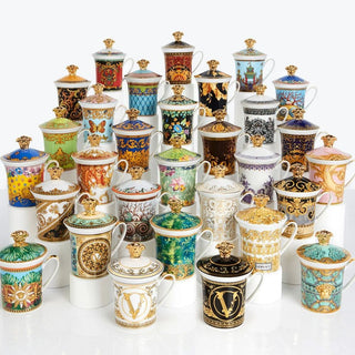 Versace meets Rosenthal 30 Years Mug Collection Les Étoiles de la Mer mug with lid Buy on Shopdecor VERSACE HOME collections