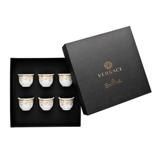 Versace meets Rosenthal Arabic Coffee/Medusa Gala set 6 mugs small w/o handle Buy on Shopdecor VERSACE HOME collections