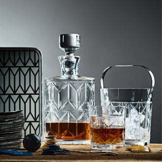 Vista Alegre Avenue case with whisky decanter and 4 Old Fashion low glasses Buy on Shopdecor VISTA ALEGRE collections