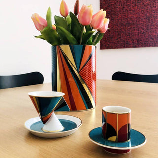 Vista Alegre Futurismo coffee cup with saucer - Buy now on ShopDecor - Discover the best products by VISTA ALEGRE design