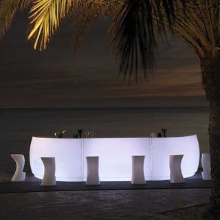 Vondom Fiesta Barra bar counter LED bright white by Archirivolto Buy on Shopdecor VONDOM collections