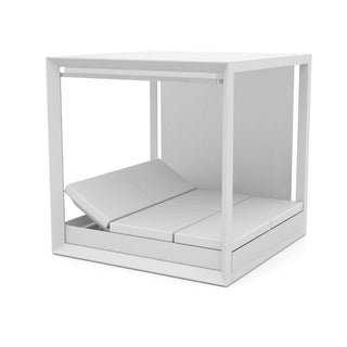 Vondom Vela Daybed Pergola 204x204 cm reclining sunlounger white - Buy now on ShopDecor - Discover the best products by VONDOM design