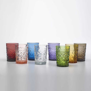 Zafferano Provenzale Rock tumbler coloured glass - Buy now on ShopDecor - Discover the best products by ZAFFERANO design